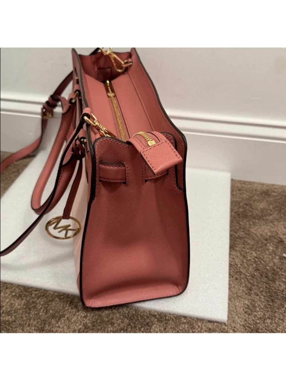 Michael Kors Dillon Small Satchel - Dusty Rose & Pink